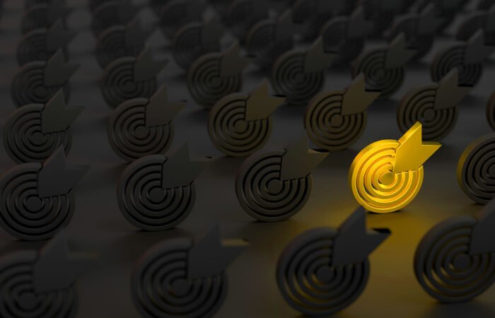 Gold Target Symbol Gold Target Symbol
